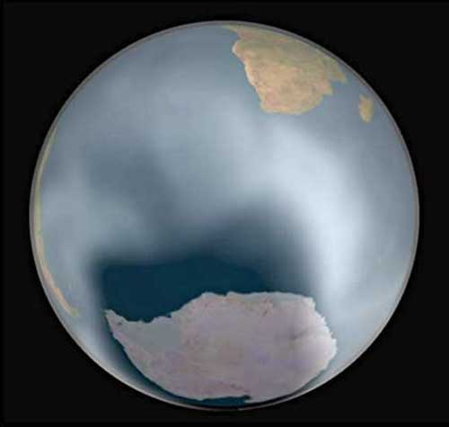 Nouvelles données sur l'appauvrissement de la couche d'ozone