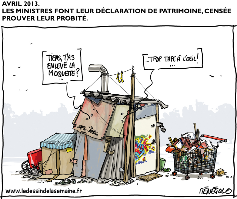 dessin humour cartoon patrimoine ministres 