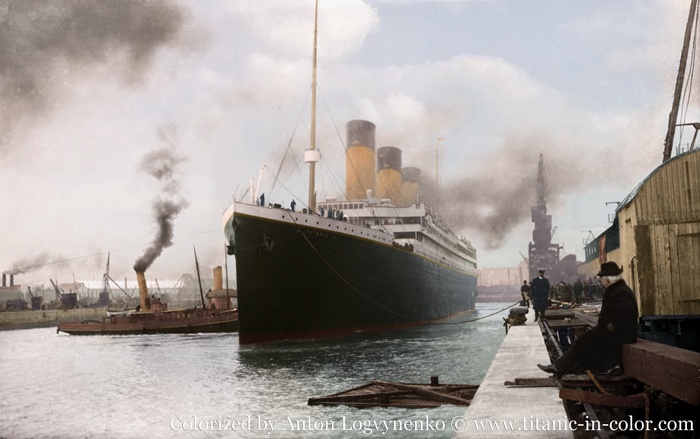 El RMS Titanic a color [FOTOS]