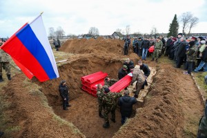 Enterrrement de soldats russes