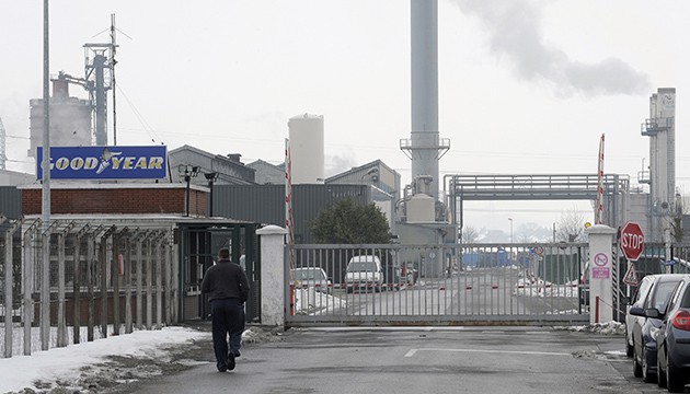 L'usine Goodyear d'Amiens, le 26 janvier 2013 (F. LO PRESTI/AFP).