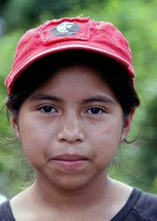 Jeune indigène Lenca avec sa casquette du Che