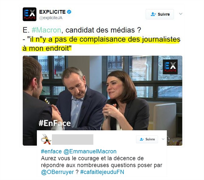 Explicite, la chaine par les ex journalistes d'i-Télé qui se prosternent devant Macron