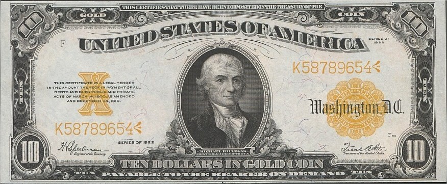 10$ 1922