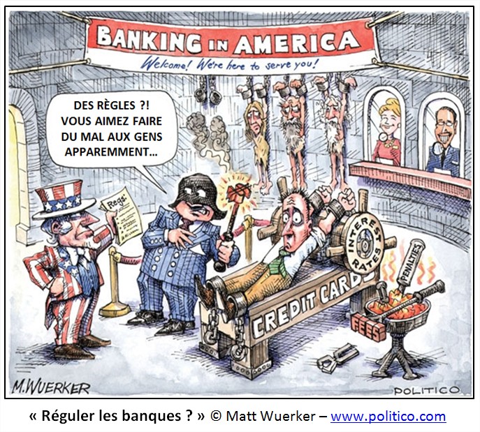 Dessin humour cartoon deregulation