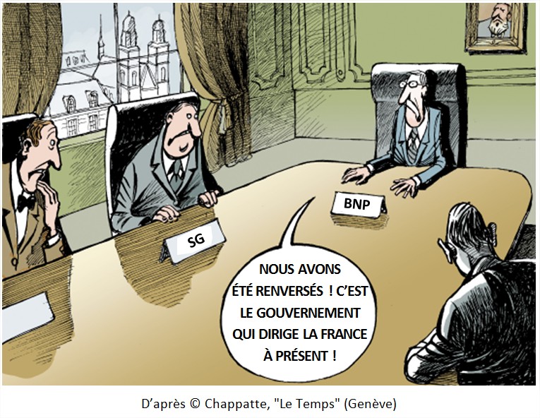 Dessin Cartoon Démocratie et Finance