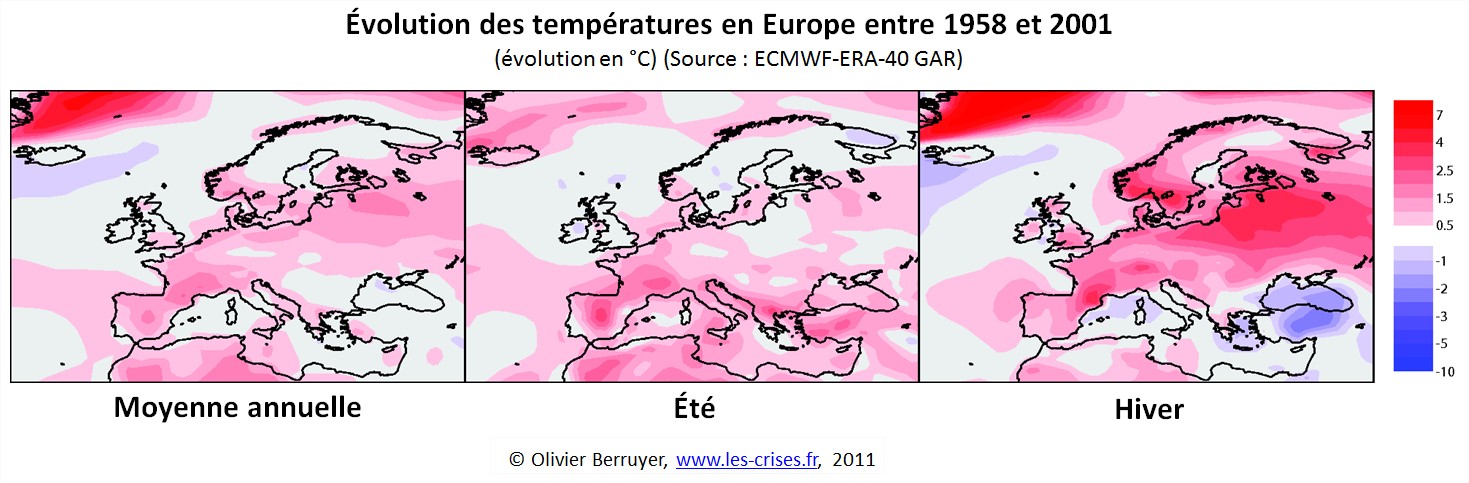 Anomalies de températures Paris