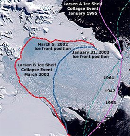Ice Shelf plateforme Larsen