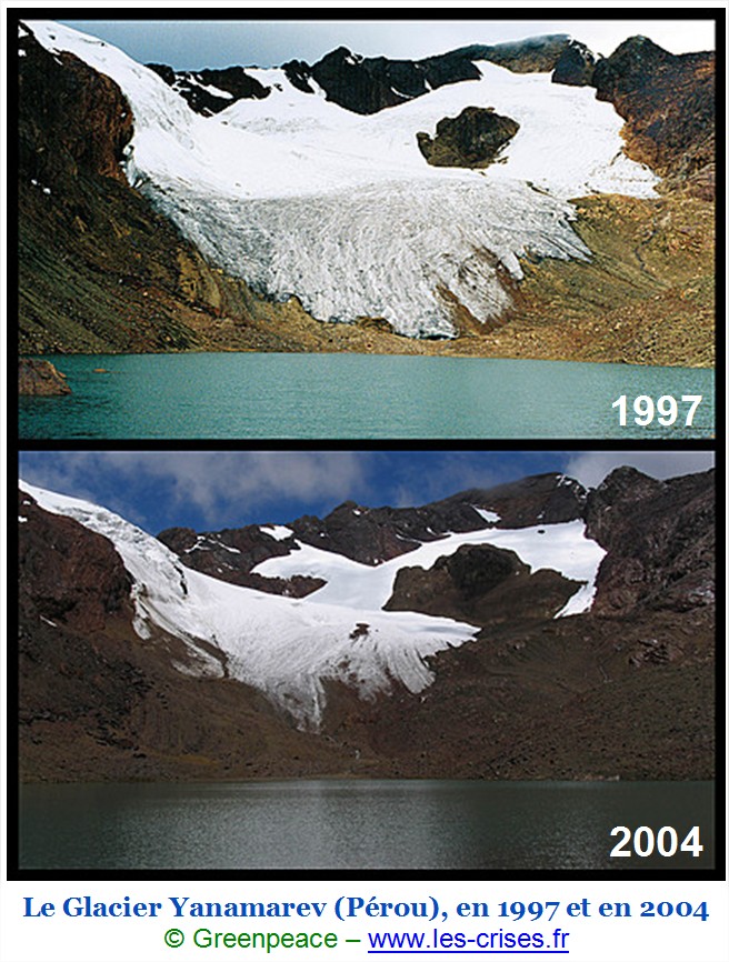 Fonte glacier retrait recul