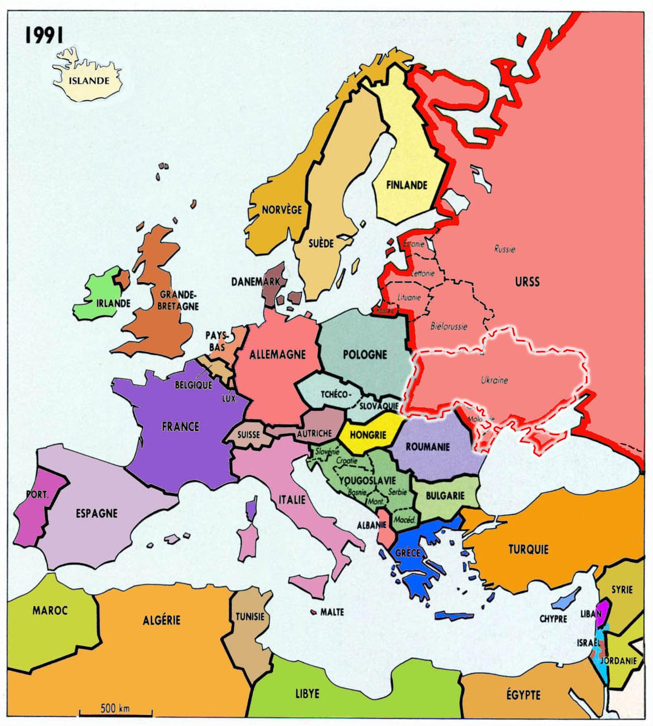 Carte des capitales européennes - Pays de l'UE - Toute l ...