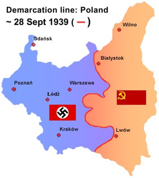 Partage de la Pologne en 1939