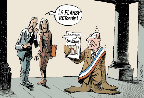 dessin humour cartoon hollande flamby