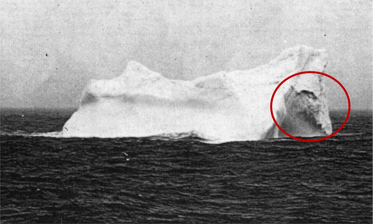 titanic iceberg coulé