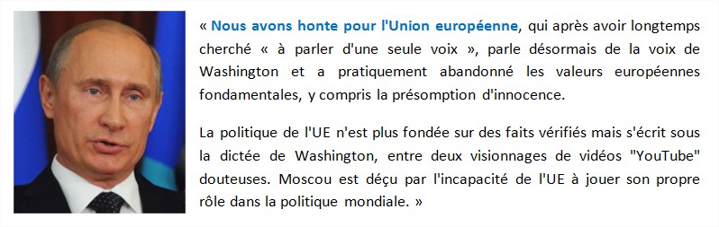 Important Ils Ont Gagne La Guerre Economique Va Commencer Avec La Russie Moscou Nous Avons Honte Pour L Union Europeenne