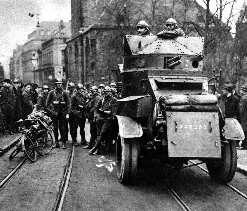 Occupation de la Ruhr par la France en 1923 Ruhrbesetzung