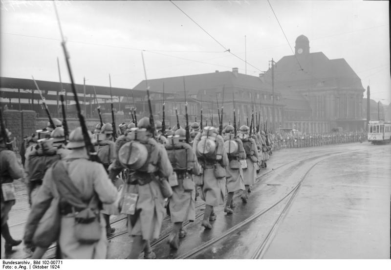 Occupation de la Ruhr par la France en 1923 Ruhrbesetzung