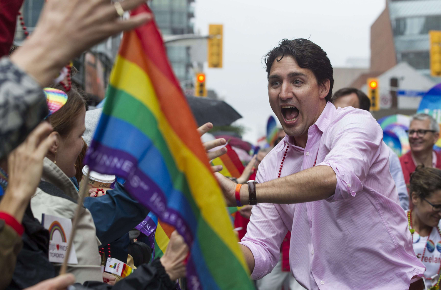 A la marche des Fiertés de Toronto en 2015 (Sipa)