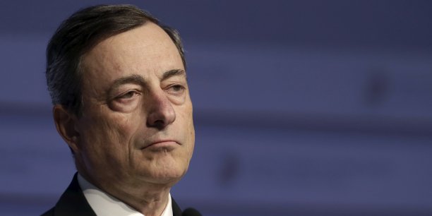 Mario Draghi a mis beaucoup de ses forces dans la bataille ce 10 mars. (Crédits : © Ints Kalnins / Reuters)