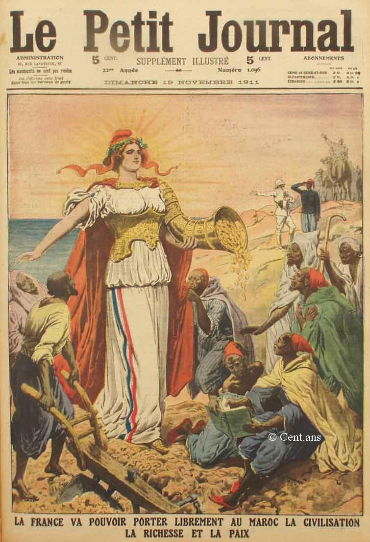 La France, c’est aussi l’invasion coloniale d’Anguilla, d’Antigua, de la Dominique, de Grenade, de la Guadeloupe, de la Martinique, de Montserrat, de Saint-Martin (seulement partie nord), de Saint-Barthélemy, de Sainte-Lucie, de Saint-Vincent-et-les Grenadines, de Saint-Eustache, de Tobago, de Sainte-Croix, de Saint Domingue (Aujourd’hui Haïti et République dominicaine), de la Guyane, du Maroc, de l’Algérie, de la Tunisie, de la République Centrafricaine, du Tchad, du Bénin, du Burkina Faso, de la Guinée, de la Côte d’Ivoire, du Mali, de la Mauritanie, du Niger, du Sénégal, du Togo, du Cameroun, du Liban, de la Syrie, du Cambodge, du Laos, du Vietnam… c’est aussi la mise en place, le soutien à une grande majorité de présidents et dictateurs africains des anciennes colonies françaises (comme Omar Bongo (Gabon), Gnassingbé Eyadéma (Togo), Paul Biya (Cameroun), Denis Sassou-Nguesso (Congo), Blaise Compaoré (Burkina Faso), ou Idriss Déby (Tchad)). La participation, le soutien, le financement ou l’envoi d’armes lors de nombreuses guerres (comme, par exemple, la guerre civile angolaise, entre 1993 et 1995, qui aurait fait entre 500 000 et 1 000 000 de morts, avec une majorité de civils). D’innombrables guerres (Algérie, Corée, Vietnam, Guerre du Golfe, Afghanistan, Lybie, Mali, Centrafrique, Syrie…) et leurs corollaires : des millions de morts civils, aussi appelés « dommages collatéraux », ainsi que d’innombrables destructions environnementales.