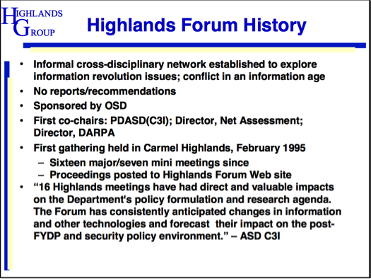 Un transparent de la présentation de Richard O'Neill à l'Université de Harvard en 2001