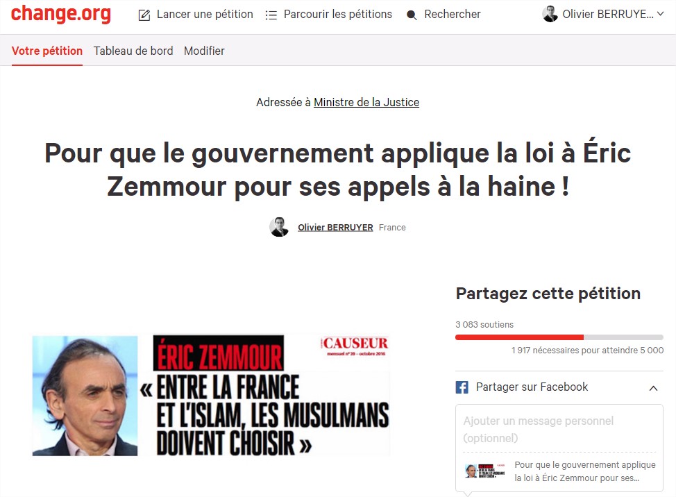 zemmour apologie