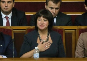 L'ex Ministre des Finances d'Ukraine Natalie Jaresko.