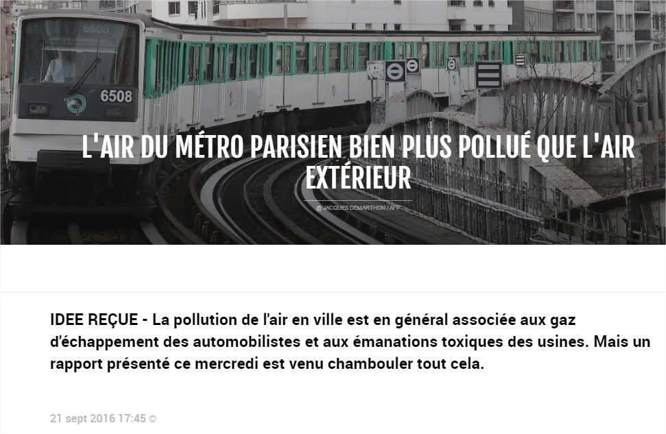 pollution air metro rer