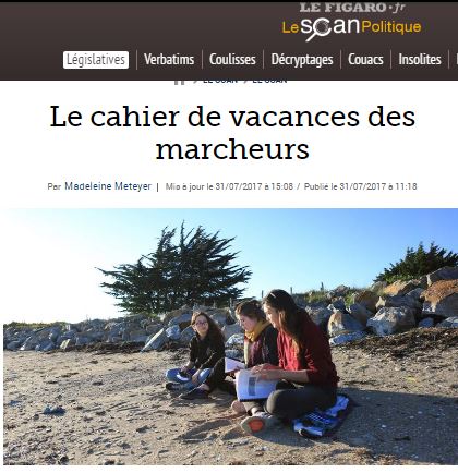 Cahier d’été d’En Marche : Le Figaro et BFM piégés par un site parodique (créé par des militants Insoumis) 1-6