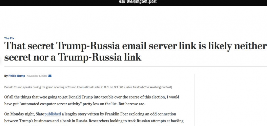 Le Washington Post obligé d'admettre que l'ingérence russe dans les élections US n'a pas existé (The Duran) 8-3