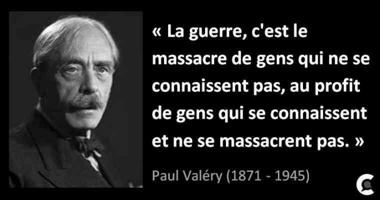 Citation La Guerre Est Faite Par Des Gens